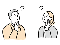 診断を受ける前に相談できる機関について考えるイラスト